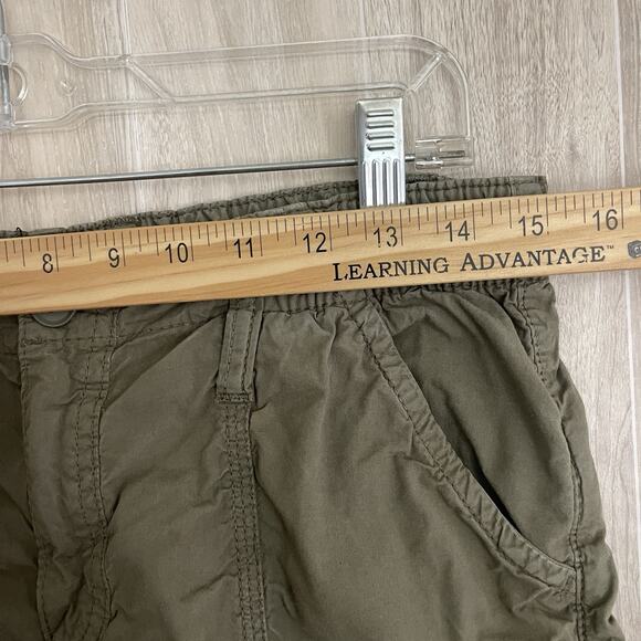 Urban Outfitters BDG Y2K Low Rise Green Cargo Pant Women's Medium Utility Baggy - Picture 13 of 16